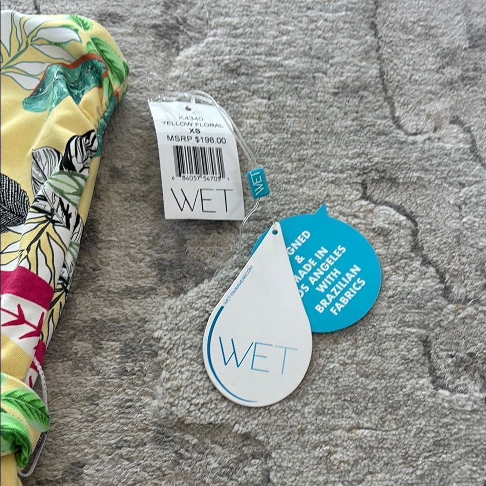 Reversible Vibrant Yellow and Green Tropical One-Piece Swimsuit - Picture 6 of 14